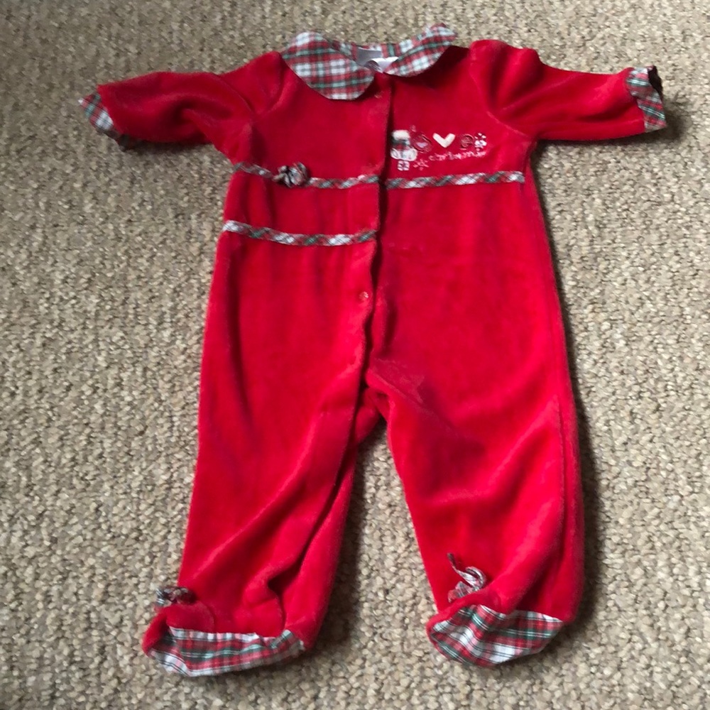 Christmas Footed Outfit